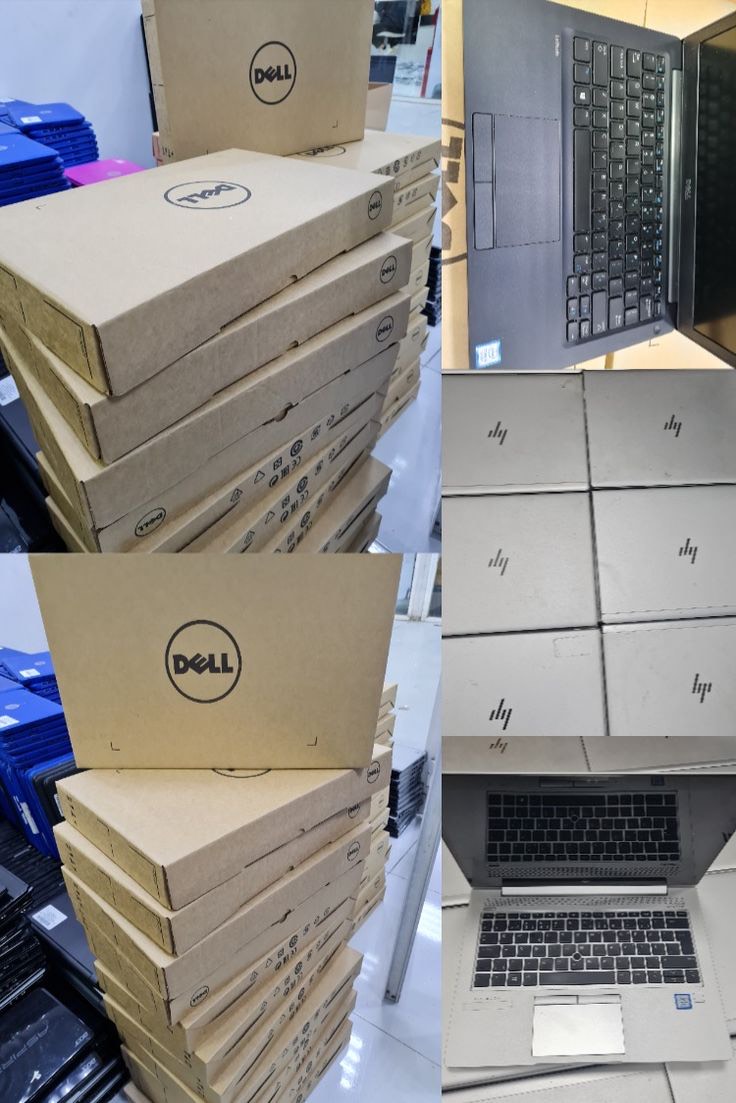 HP & Dell Laptop Pallets view 3