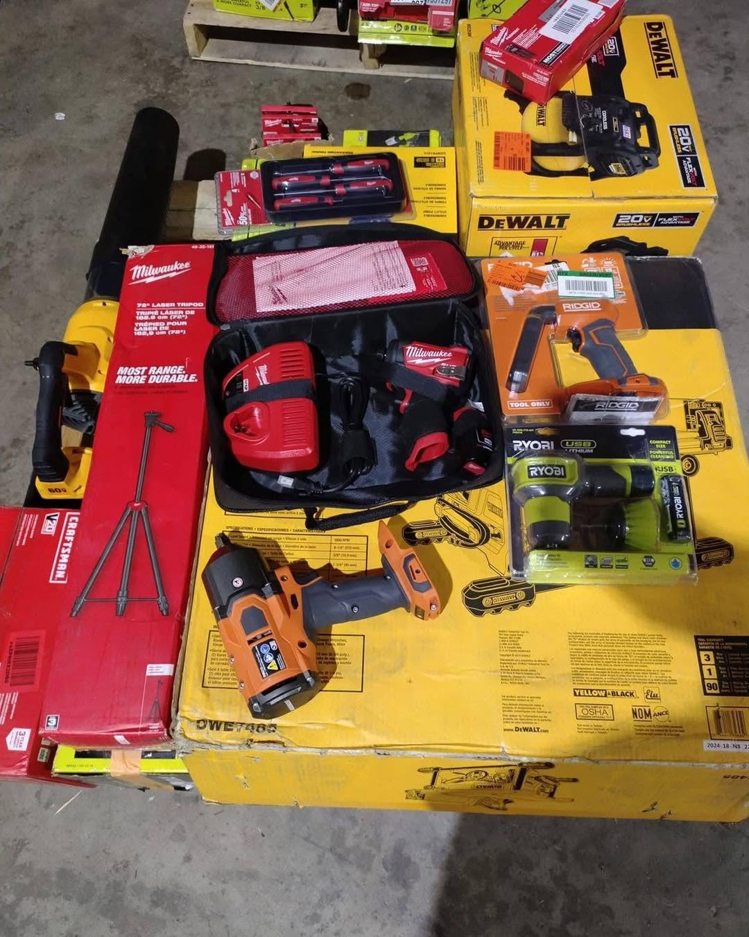 Buy Power Equipment Pallets – Wholesale Tools | 70+ Assorted Tools for $799 view 2