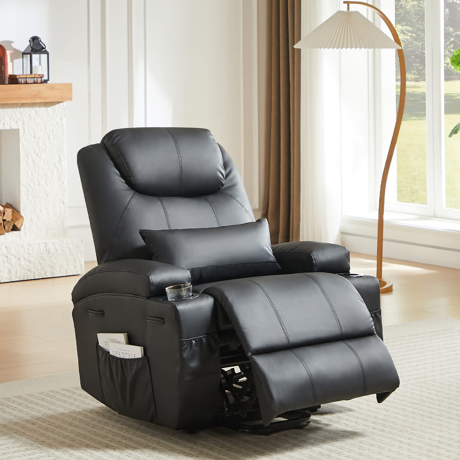 Recliner Chair – Power Lift Recliner with Massager, Heating & USB | $890 Each | Truckload of 70 for $45,000 view 3
