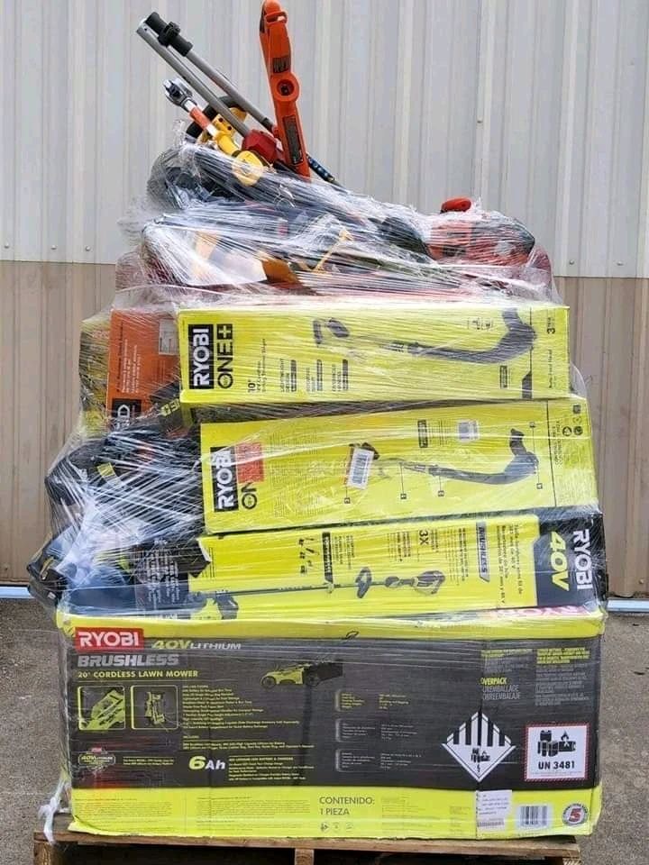 Buy Ryobi Tool Pallets – Wholesale Power Tools | 80-90 Brand New Tools for $1,200 view 3